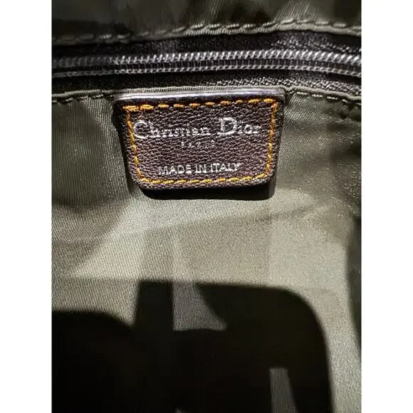 Christian Dior Vintage Oblique Crossbody Bag – Brown Canvas & Leather - Picture 2 of 10